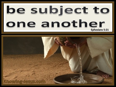 Ephesians 5:21 Be Subject To One Another (black)